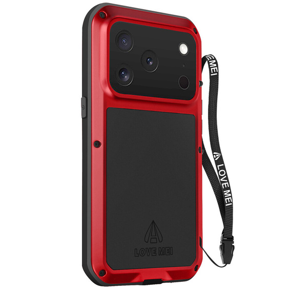 Páncélozott tok edzett üveggel iPhone 17 Pro készülékhez