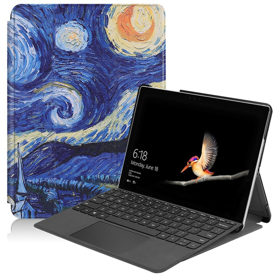 Tok Microsoft Surface Go 3/Go 2/Go, Smartcase, painted pattern