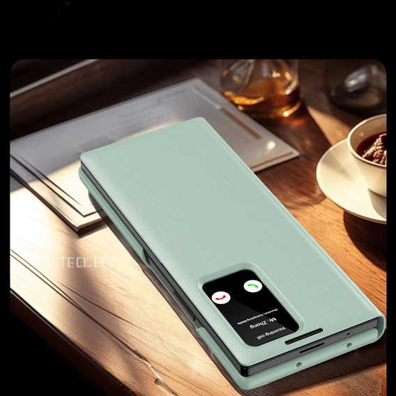 Flip tok Samsung Z Fold6 5G, Smart View Wallet, zöld