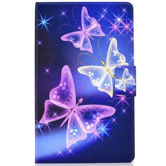 Telefontok a Samsung Galaxy Tab A7 10.4 2020 T500 T505, butterflies, lila