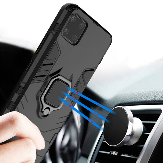 Telefontok a Realme C11 2021, Kickstand Ring, fekete