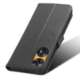 Pattintható tok a Oppo Reno8 T 4G, Wallet Smart Magnet, fekete