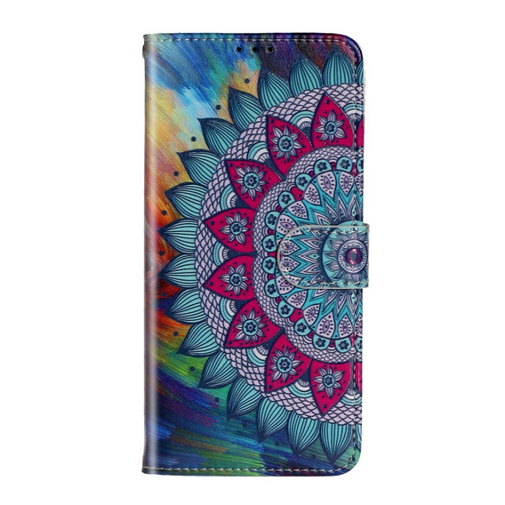 Pattintható tok a Samsung Galaxy A51, Wallet, Mandala Flower