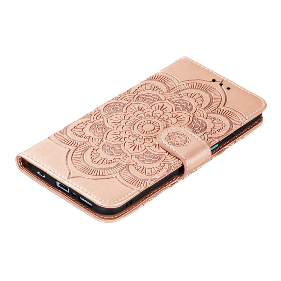 Pattintható tok a Xiaomi Redmi Note 9s/ 9 Pro, Mandala Flower, rózsaszín rose gold