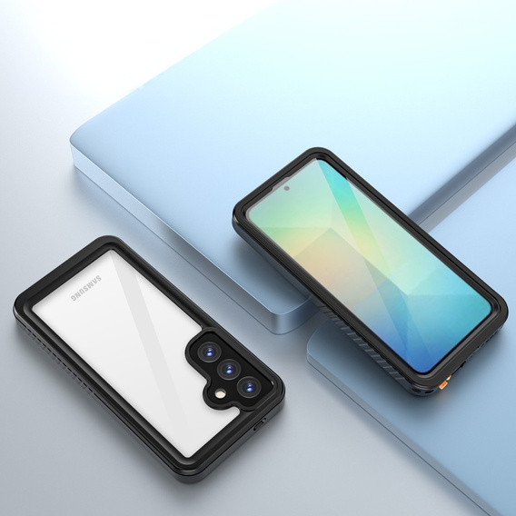 IP68 vízálló tok a Samsung Galaxy S25, fekete