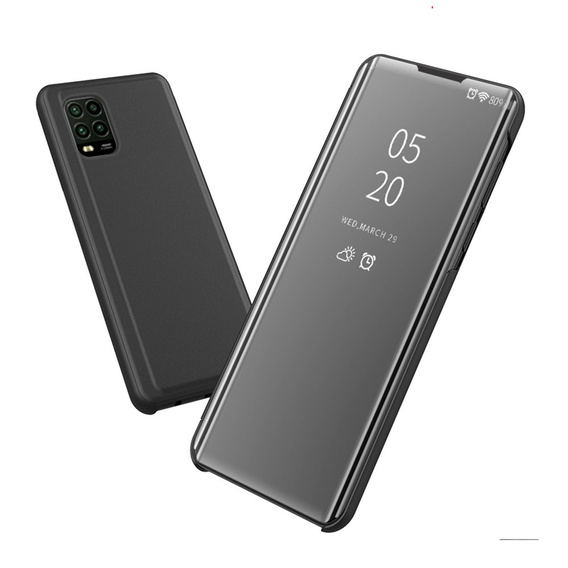 Telefontok a Xiaomi Mi 10 Lite, Clear View, fekete