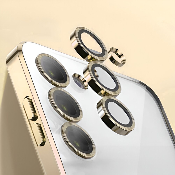 Tok Samsung Galaxy A15 4G/5G-hoz, Electro MagSafe, arany + üveg a képernyőhöz