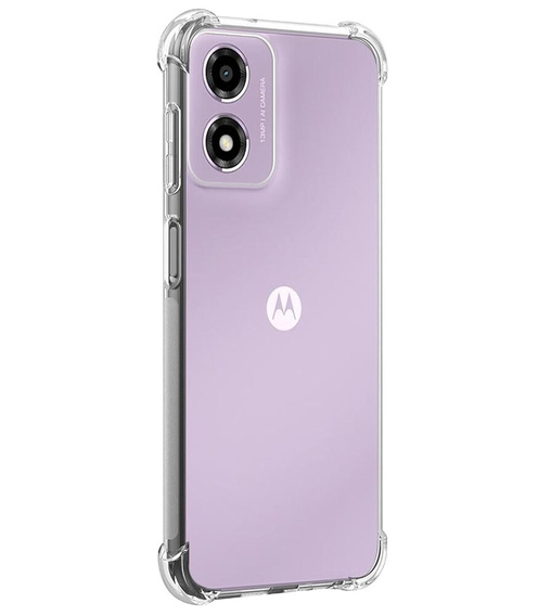 Telefontok a Motorola Moto E14, Dropproof, átlátszó