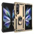 Páncélozott telefontok a Samsung Galaxy Z Fold 4 5G, Nox Case Ring, arany