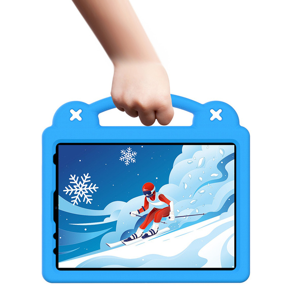 Gyermek tok iPad Air 10.9" 2022/2020 (5/4 gen.) / Pro 11" 2022/2021/2020 (4/3/2 gen.), Cute Patterns, állvánnyal, kék