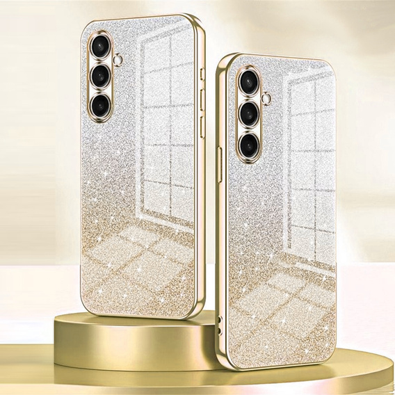 Glitter tok CamShield Samsung Galaxy A57 5G készülékhez, arany