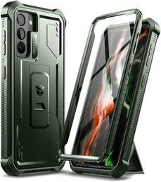 Páncélozott tok a Samsung Galaxy S21, Dexnor Full Body, zöld