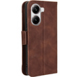 Pattintható tok a Xiaomi Poco X7 Pro 5G, Card Slot, barna