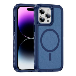 Tok kerettel iPhone 14 Pro Max készülékhez, MagSafe-hoz, kék