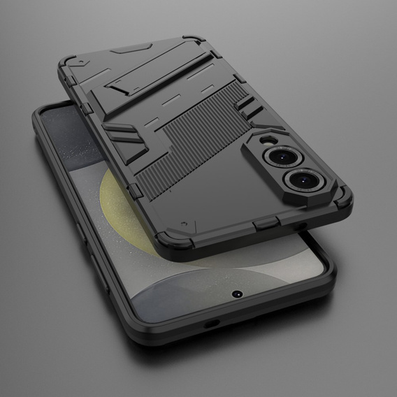 Tok Samsung Galaxy S25 Edge, Military kickstand, fekete