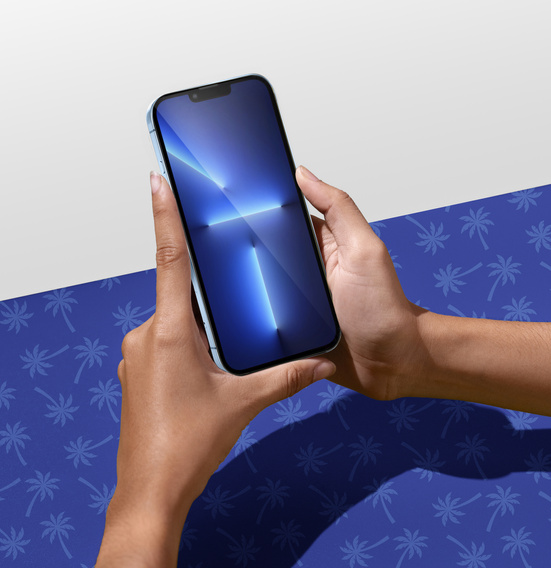 Diamond Palm edzett üveg iPhone 13/13 Pro/16e készülékekhez