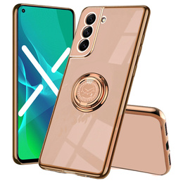 Telefontok a Samsung Galaxy S21 FE, Electro Ring, rózsaszín