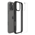 A Spigen tok iPhone 16 Pro, Ultra Hybrid, fekete + 9H edzett üveg