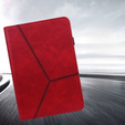 Tok Lenovo Tab M9, Classic, tolltartóval, piros