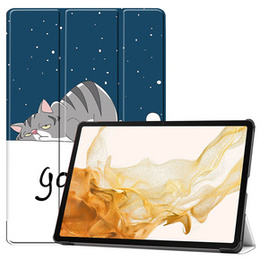 Tok Samsung Galaxy Tab S9 Plus, Smartcase, sleeping cat