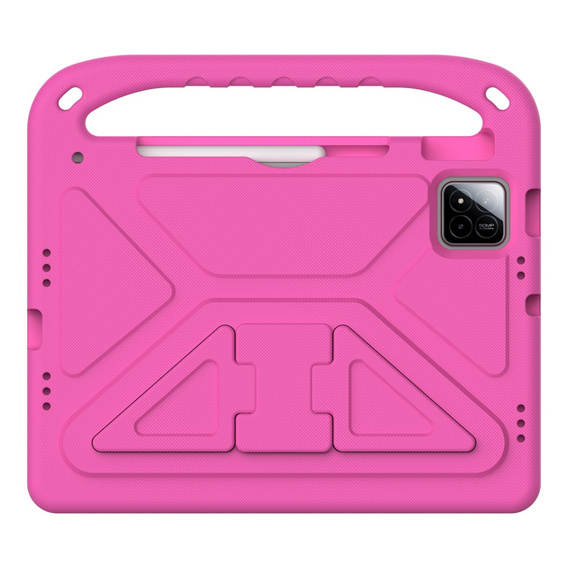 Gyermek tok Xiaomi Pad 7 / 7 Pro, fogantyúval, rózsaszín
