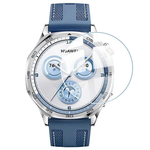 2x ERBORD edzett üveg a Huawei Watch GT 5 41mm-es órájához, rögzítőkerettel