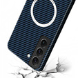 Telefontok a Samsung Galaxy S23, Magsafe Slim Carbon, kék
