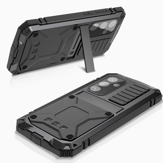 Páncélozott tok a Samsung Galaxy S24+ Plus, R-JUST, fekete