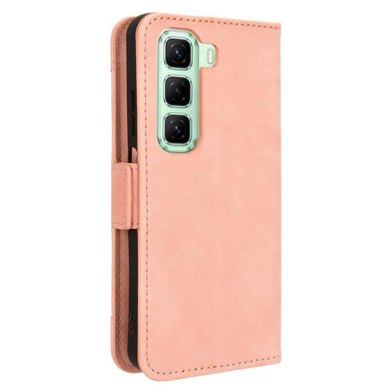 Pattintható tok a Infinix Hot 50 4G, Card Slot, rózsaszín
