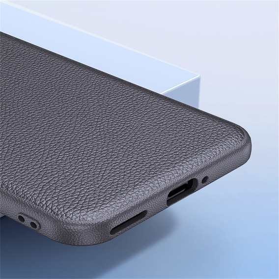Bőr tok Samsung Galaxy S25+ Plus, leather hybrid, fekete