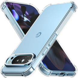 Telefontok a Google Pixel 9 Pro, Dropproof, átlátszó