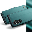 CASEME Litchi pénztárca flip tok Samsung Galaxy Z Fold7 5G számára