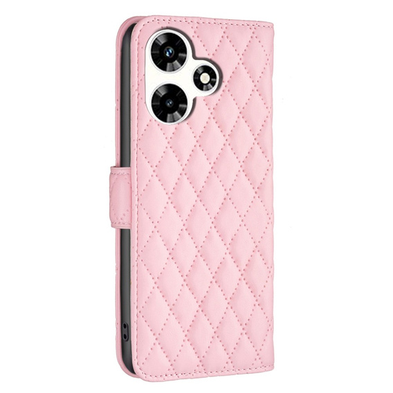 Pattintható tok a Infinix Hot 30, Wallet, BINFEN COLOR, rózsaszín