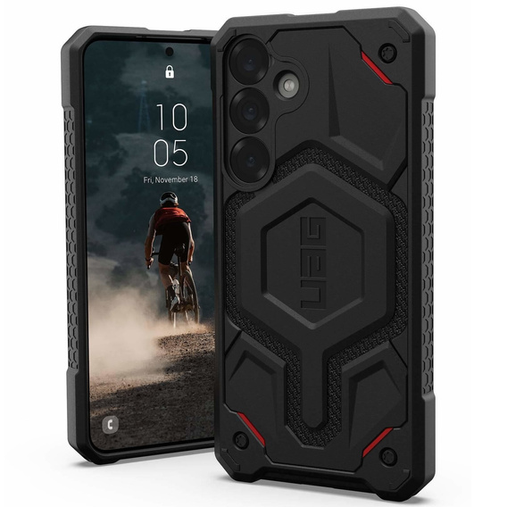 Urban Armor Gear tok Galaxy S25+ Plus, Monarch Pro MagSafe, fekete