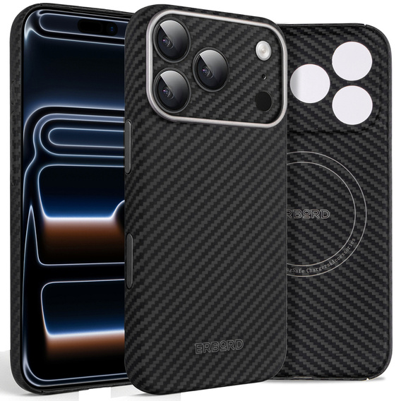 ERBORD teljes Kevlar MagSafe tok iPhone 17 Pro Max készülékhez