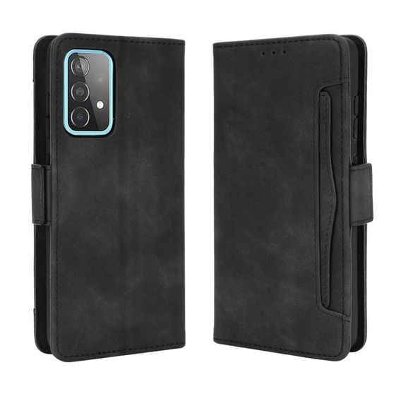 Pattintható tok a Samsung Galaxy A52 / A52s, Card Slot, fekete