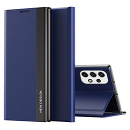 Pattintható tok a Samsung Galaxy A53 5G, Side Magnetic, sötétkék