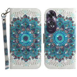 Pattintható tok a Oppo A60, Wallet, Mandala Flower