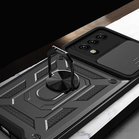 Telefontok a Oppo A74 4G, CamShield Slide, fekete