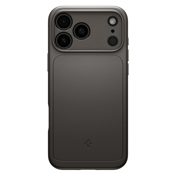 Spigen tok iPhone 17 Pro készülékhez, Thin Fit MagSafe, Gunmetal