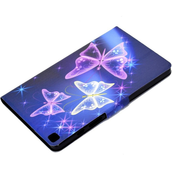 Telefontok a Samsung Galaxy Tab A7 10.4 2020 T500 T505, butterflies, lila