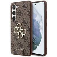 GUESS Telefontok a Samsung Galaxy S24+ Plus, 4G Big Metal Logo, barna