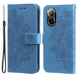 Pattintható tok a Realme C67, Mandala, kék