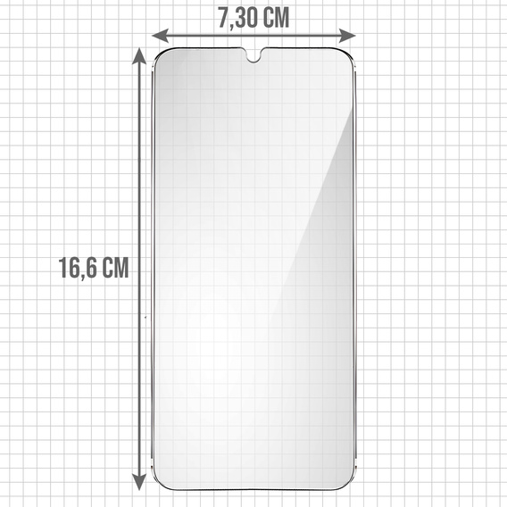 2x edzett üveg a Samsung Galaxy A15 4G / A15 5G / M15, ERBORD 9H Hard Glass a képernyőn