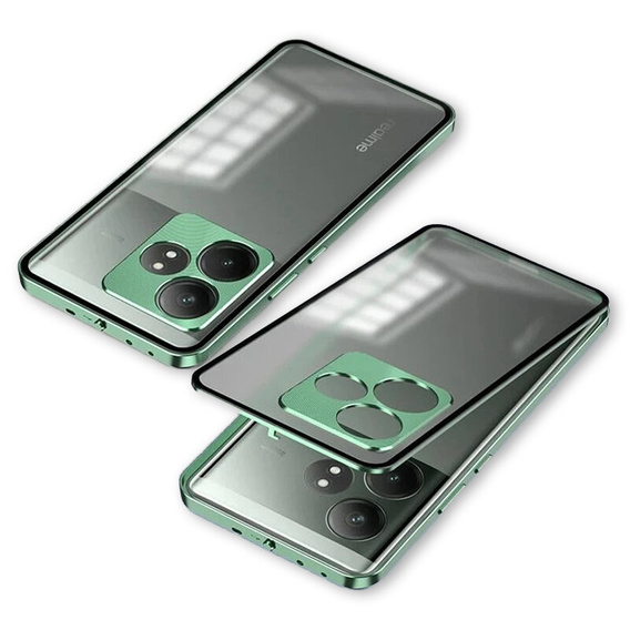 Tok az Realme GT 6 / 6T, Frame Case, zöld