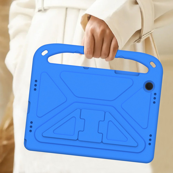 Gyermek tok Samsung Galaxy Tab A9+, Gyermek tok fogantyúval, kék