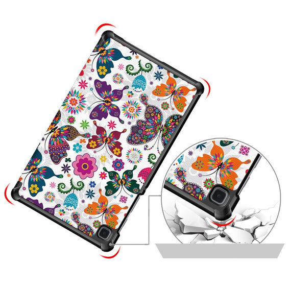 Tok Samsung Galaxy Tab A7 Lite, Smartcase, Butterfly