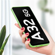 Telefontok a Samsung Galaxy A32 5G, Silicone Lite, zöld
