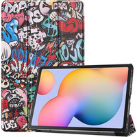 Tok Samsung Galaxy Tab S6 Lite, Smartcase, graffiti