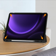 Tok Samsung Galaxy Tab S10 Lite / S10 FE / S9 FE, Smartcase tolltartóval, fekete